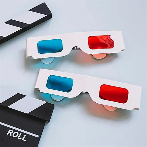 Paper Frame 3d Stereo Glasses