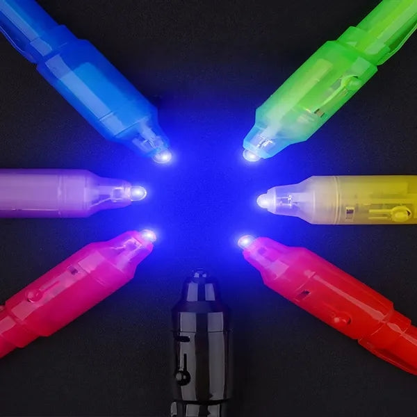 Invisible Ink Pens with UV Light for Kids