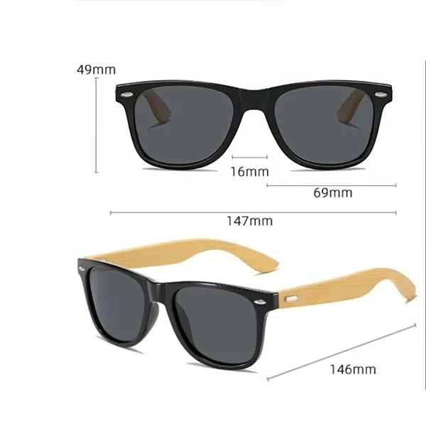 Fashion Personality Bamboo Leg Sunglasses Handmade