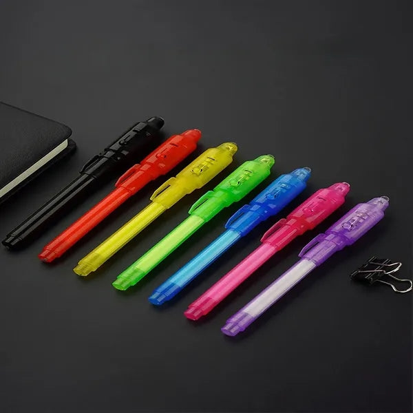 Invisible Ink Pens with UV Light for Kids