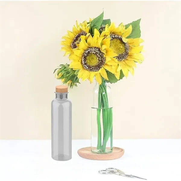 Jacob Drink Bottle with Cork Suitable for Outdoor Camping