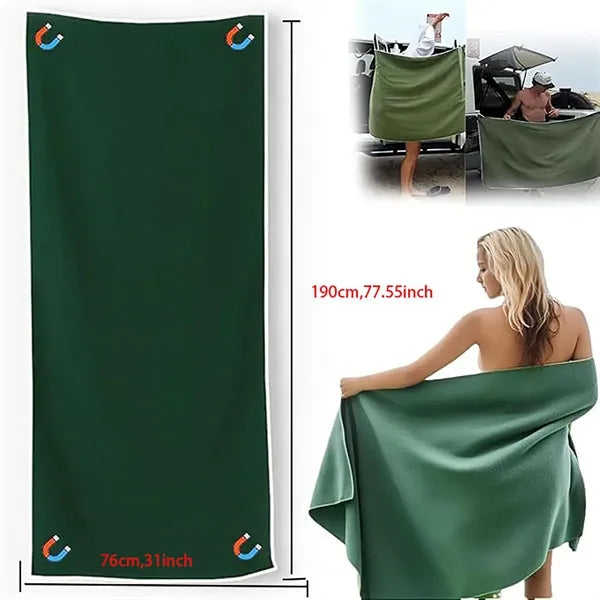 Outdoor Beach Towel Quick Dry with Magnetic Closure