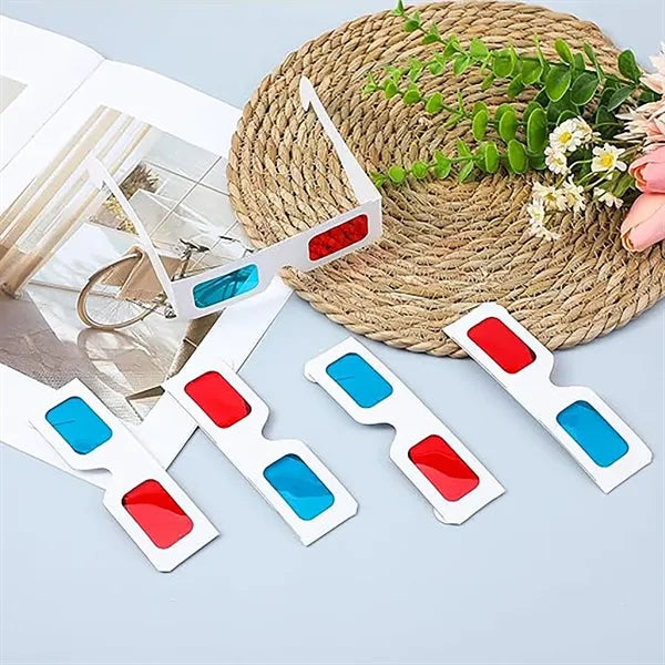 Paper Frame 3d Stereo Glasses