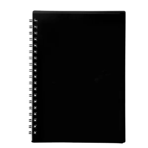 Cowhide spiral notebook