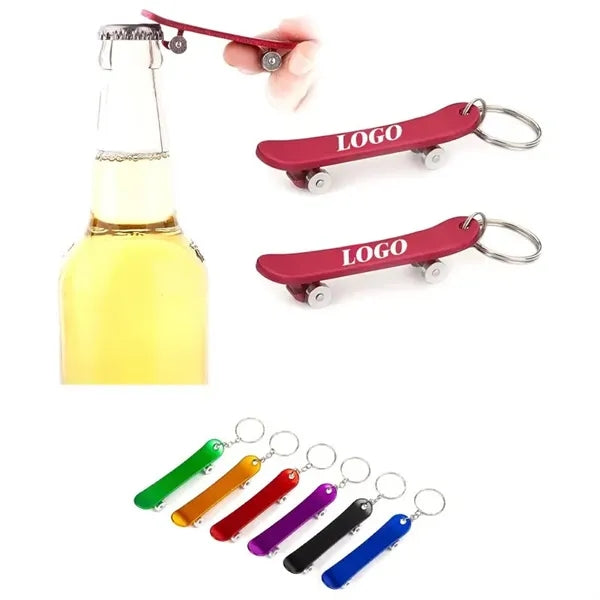 Skate Bottle Opener Keychain