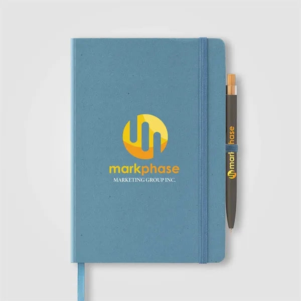 Terra Recycled Carton Hard Cover A5 Notebook & Reborn Pen