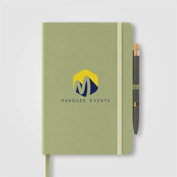 Terra Recycled Carton Hard Cover A5 Notebook & Reborn Pen