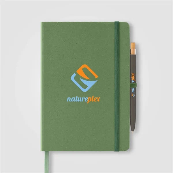 Terra Recycled Carton Hard Cover A5 Notebook & Reborn Pen