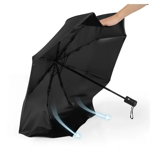 38-Inch Auto-Fold Rain & Sun Umbrella