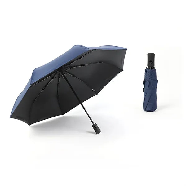 38-Inch Auto-Fold Rain & Sun Umbrella