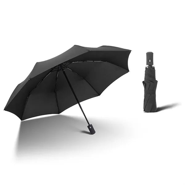 38-Inch Auto-Fold Rain & Sun Umbrella