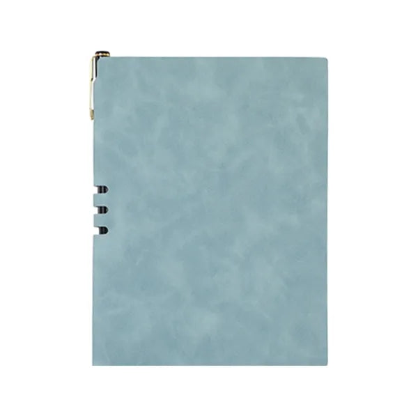 A5 Size Faux Leather Notebook With Metal Pen