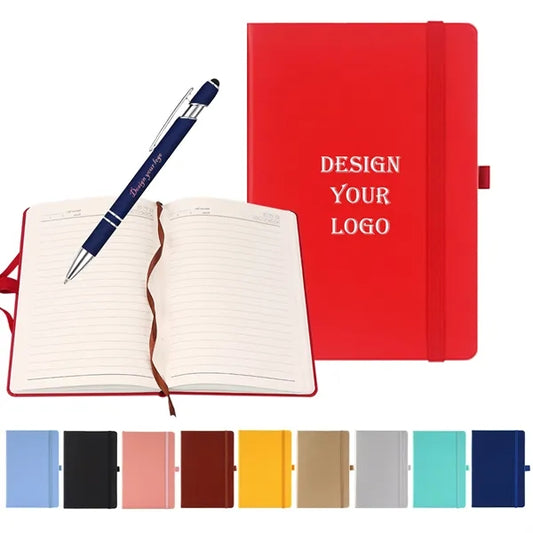 Notebook With Ballpoint Pen And Stylus Tip