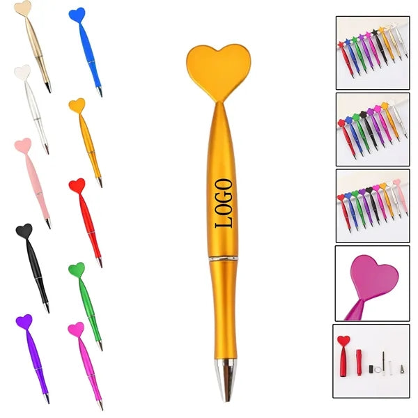 Heart-Shaped Ballpoint Love Pen