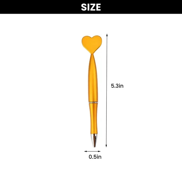 Heart-Shaped Ballpoint Love Pen