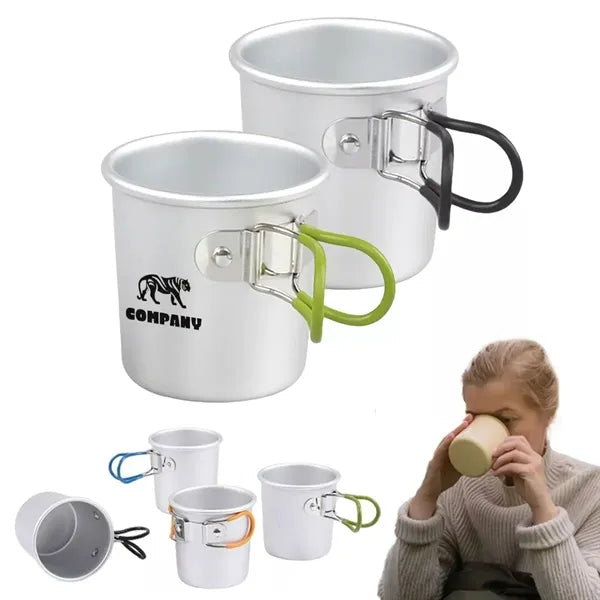 Camping Coffee Cup with Folding Handle