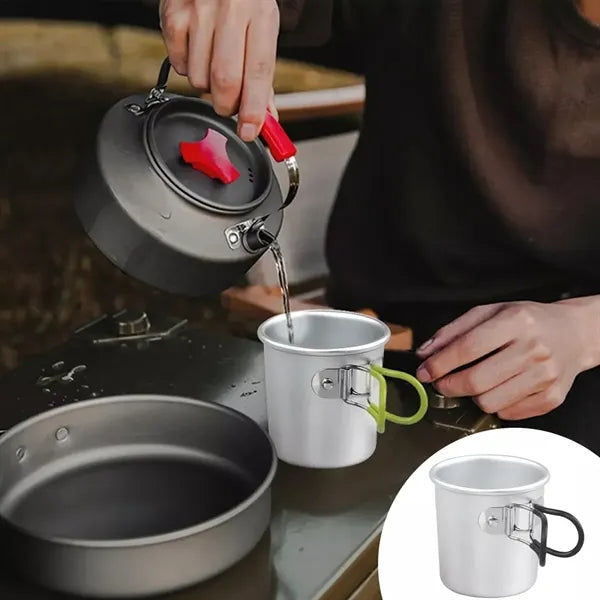 Camping Coffee Cup with Folding Handle