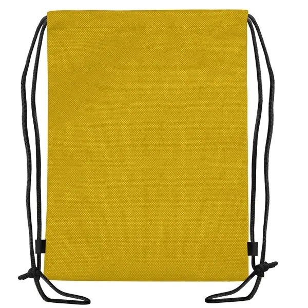 Non Woven Drawstring Bag with Glow In Dark Ink