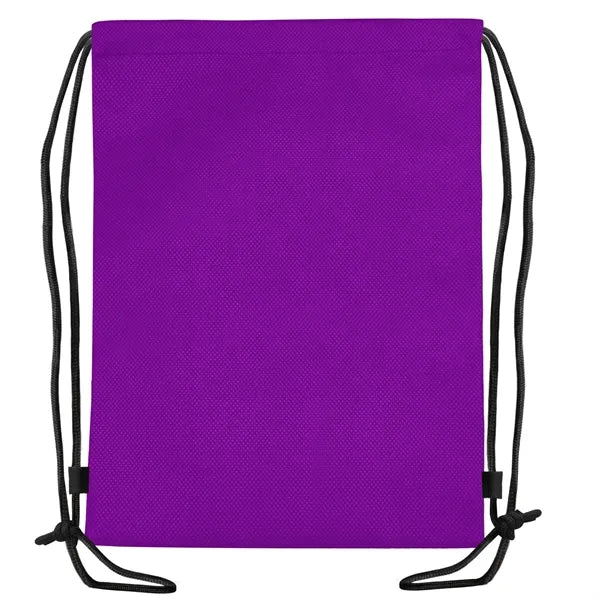 Non Woven Drawstring Bag with Glow In Dark Ink