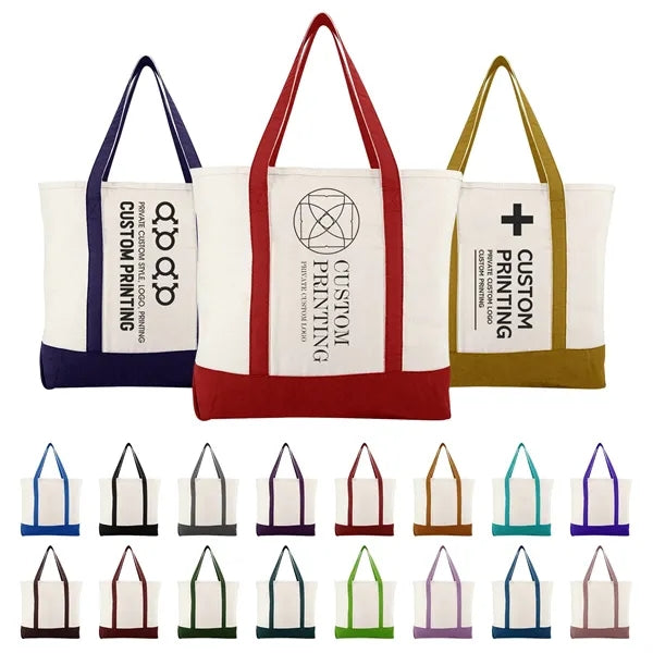 12Oz. Canvas Tote Bag ( 15" W x 16" H x 5" )