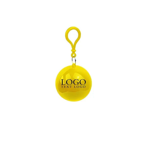 Keychain Ball Poncho Disposable Raincoat