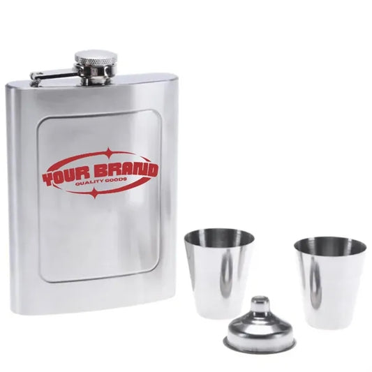 7 Oz. Customizable Portable Stainless Steel Wine Bottle Cups