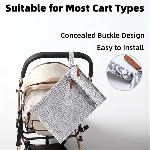 Baby Wet Dry Diaper Storage Bag