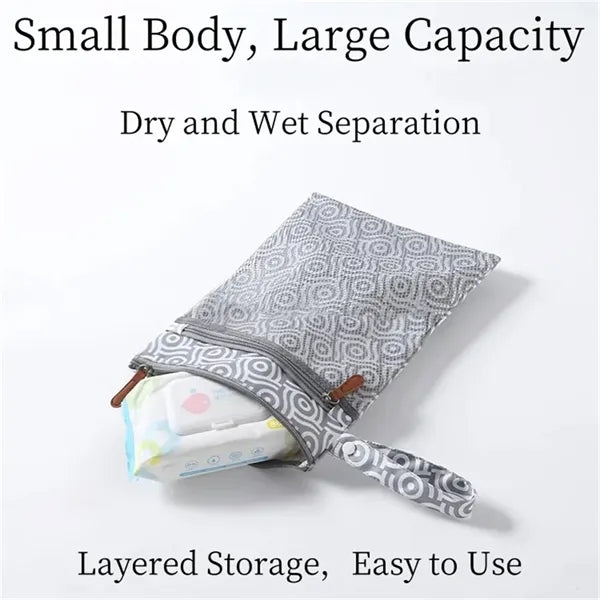 Baby Wet Dry Diaper Storage Bag