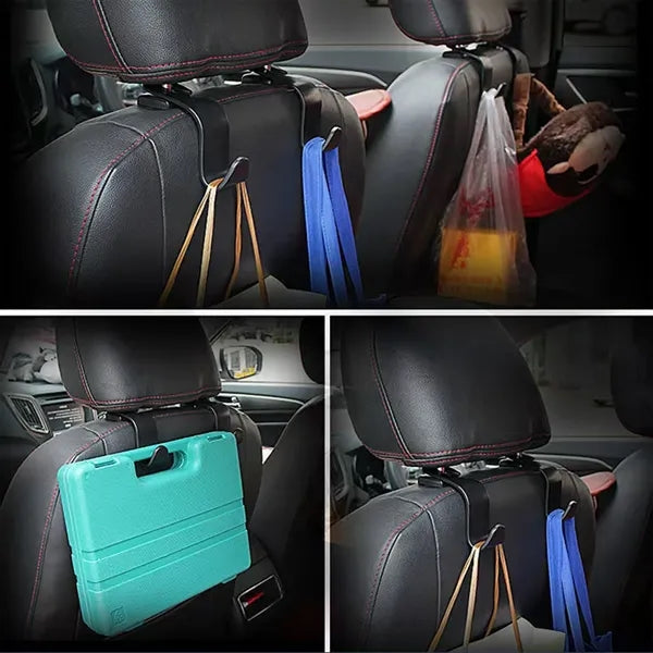 Car Seat Headrest Hook Organizer For Bag Purse Grocery Stora