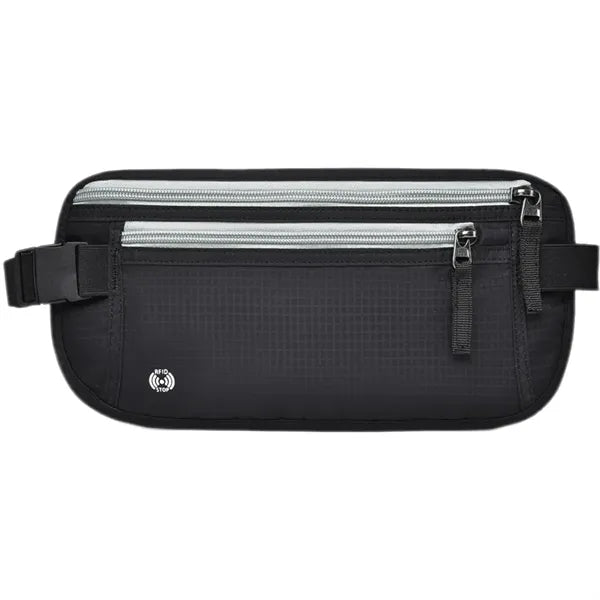 Logo Anti-Theft Travel Storage Wallet Waist Bag
