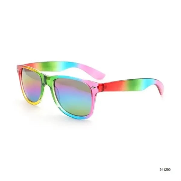 Rainbow Plastic Sunglasses