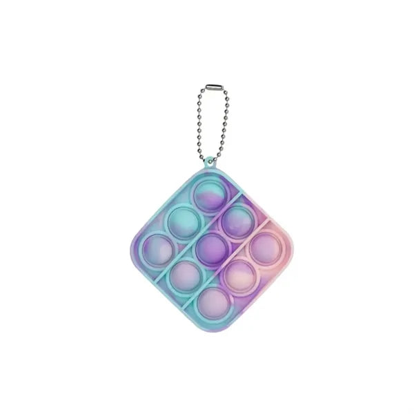 Pop Bubble Fidget Toy Keychain