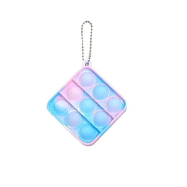 Pop Bubble Fidget Toy Keychain