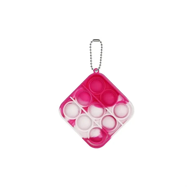 Pop Bubble Fidget Toy Keychain