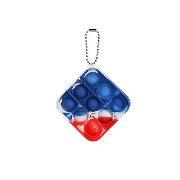 Pop Bubble Fidget Toy Keychain