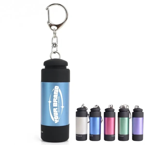 Mini Rechargeable LED Keychain Flashlight With USB