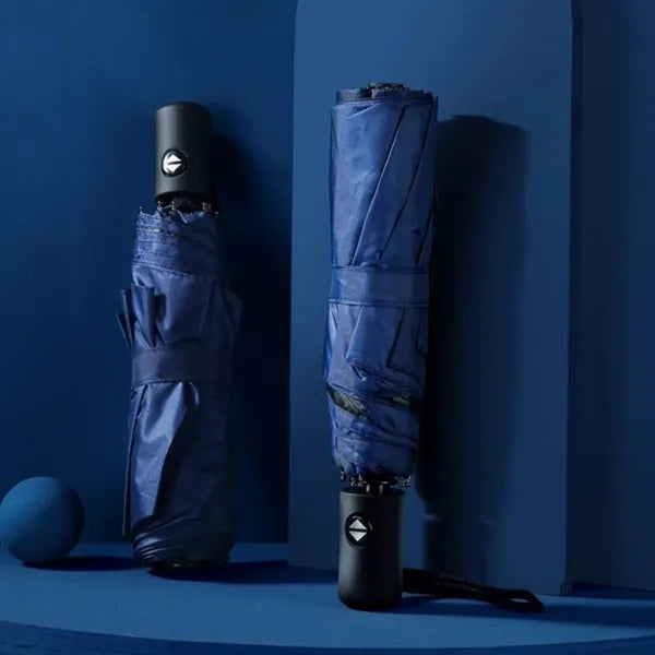 Blue Gift Set Umbrella And Thermos Cup