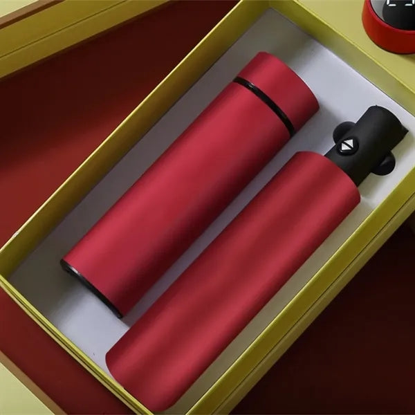 Blue Gift Set Umbrella And Thermos Cup