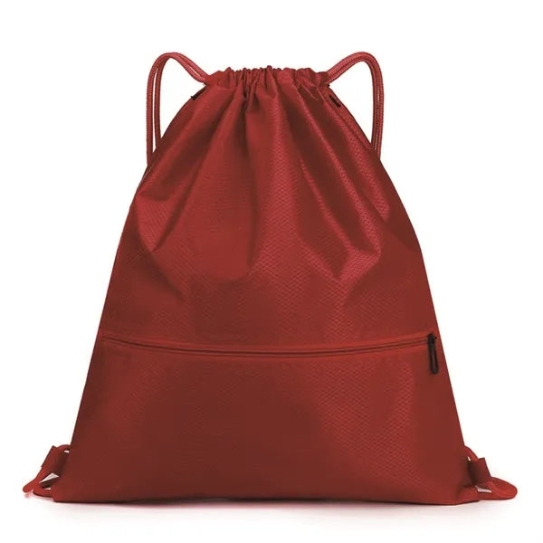 Adult Waterproof Drawstring Sportpack w/ Puller
