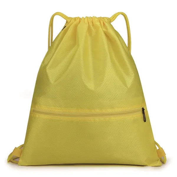 Adult Waterproof Drawstring Sportpack w/ Puller