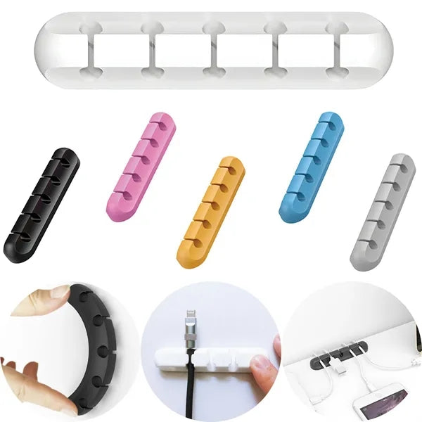 5 Slots Cord Organizer Cable Management