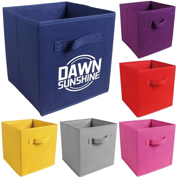 Foldable Fabric Storage Cubes with Handle