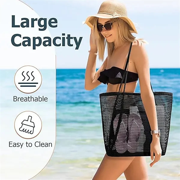Mesh Beach Tote Bag