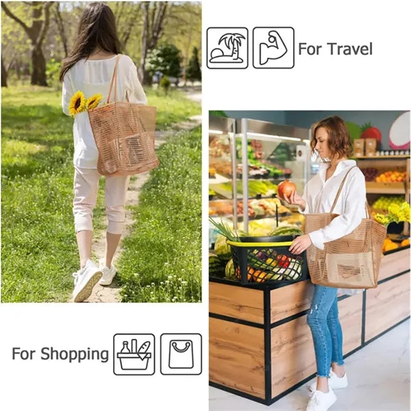 Mesh Beach Tote Bag