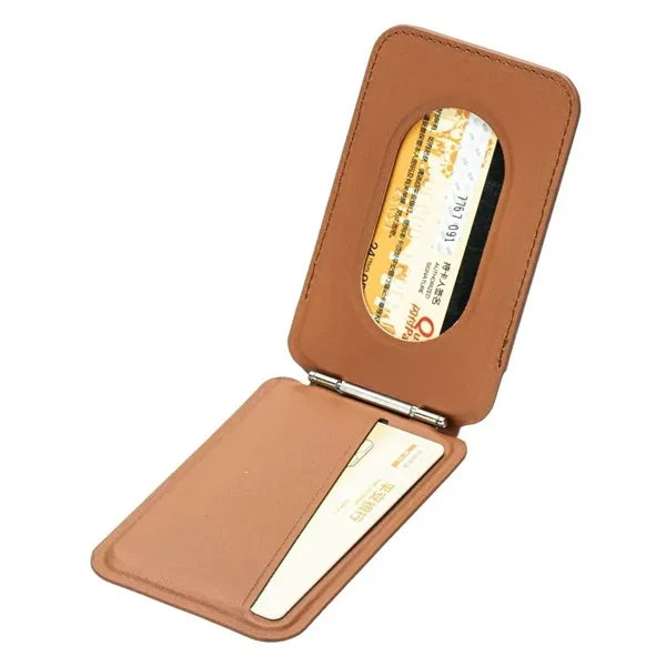 Magsafe Leather Phone Wallet with Stand
