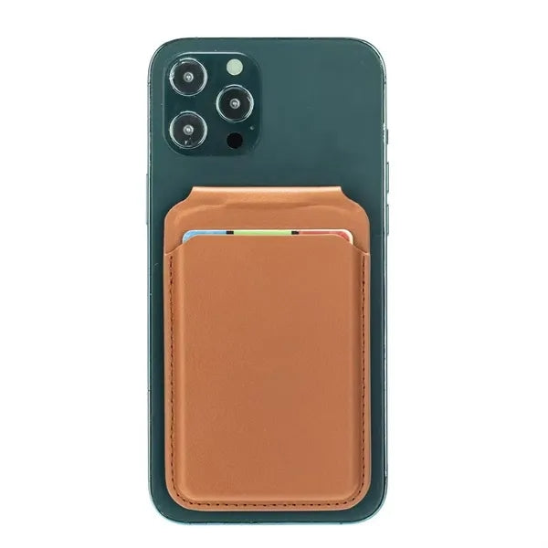 Magsafe Leather Phone Wallet with Stand
