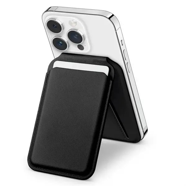 Magsafe Leather Phone Wallet with Stand