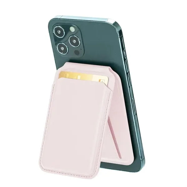 Magsafe Leather Phone Wallet with Stand