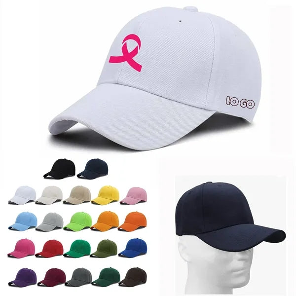 Classic 6-Panel Cotton Twill Baseball Cap