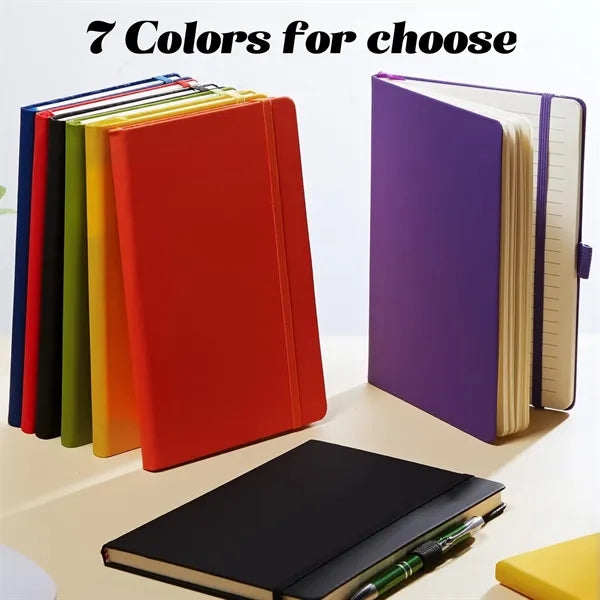 A5 Pu Leather Cover Journal Notebook Sbpg Custom